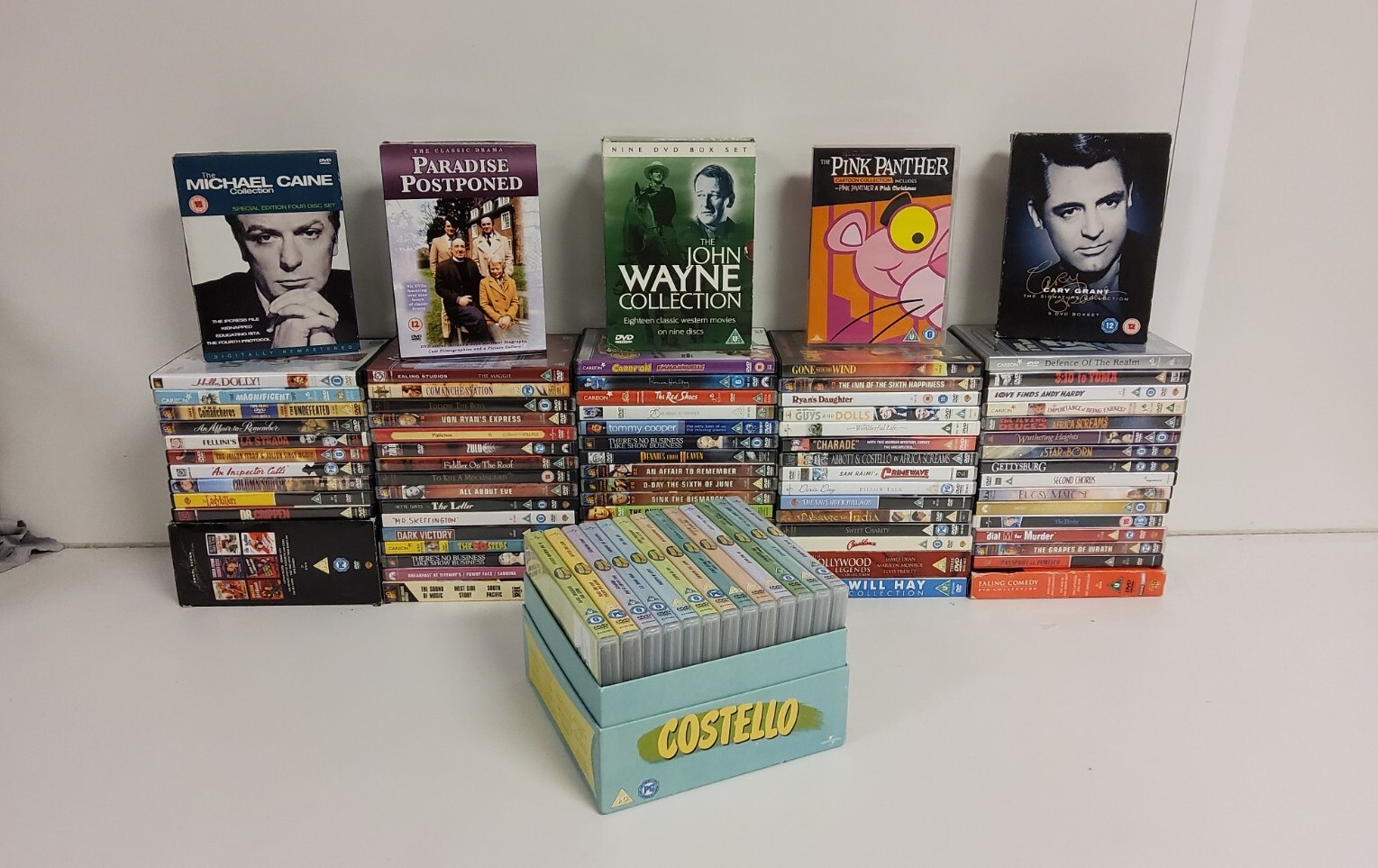 78 x Classics DVD Job Lot Carry On Abbot Costello Ealing Bugsy