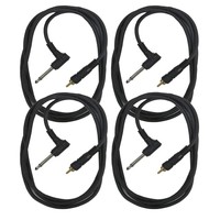 4 Pack Of 5 Foot Right Angle 1/4 Ts To Rca Mono Patch Cable Unbalanced Cord on sale 4 Pack Of 5 Foot Right Angle 1/4 Ts To Rca Mono Patch Cable Unbalanced Cord on sale
