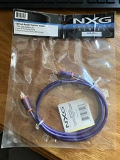 NXG Sapphire Series Optical Audio Toslink Cable NXS-0701, 1 meter, NEW, msrp $29