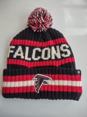 Atlanta Falcons Throwback NFL '47 brand Winter Beanie KNit Pom Hat