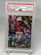 2015  Contenders Cracked Ice Melvin Gordon RC ROOKIE AUTO /23 PSA 10 GEM MT POP2