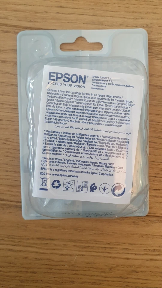 Epson 18xl Jaune marque véritable neuf yellow Encre originale xp 102 paquerette - Photo 2/2