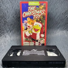 The Christmas Toy VHS Tape 1993 Jim Henson Kermit Muppets Rugby Tiger Balthazar