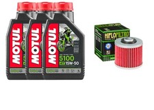 TAGLIANDO YAMAHA XV 750 VIRAGO 4FY 1992 1999 3L OLIO MOTUL 5100 15W50 E FILTRO 