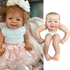 19inch Reborn Doll Kits Unassembled DIY Kit Emmy Handmade 3D Painted Soft Vinyl