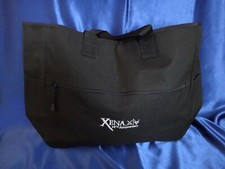 SUPER RARE sac fourre-tout noir OFFICIEL Xena 14ème anniversaire - NEUF JAMAIS UTILISÉ