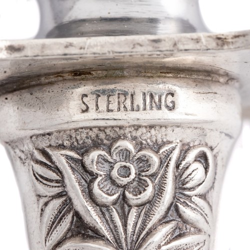 S KIRK & SON, INC STERLING SILVER HANDLED CARVING KNIFE REPOUSSE NO MONOGRAM - Picture 7 of 7