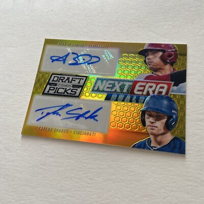 2014 Prizm Draft Picks Next Era Duals Auto Gold Prizm Sparks Blandid /10
