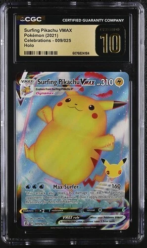 Surfing Pikachu VMAX 009/025 Celebrations for sale | eBay