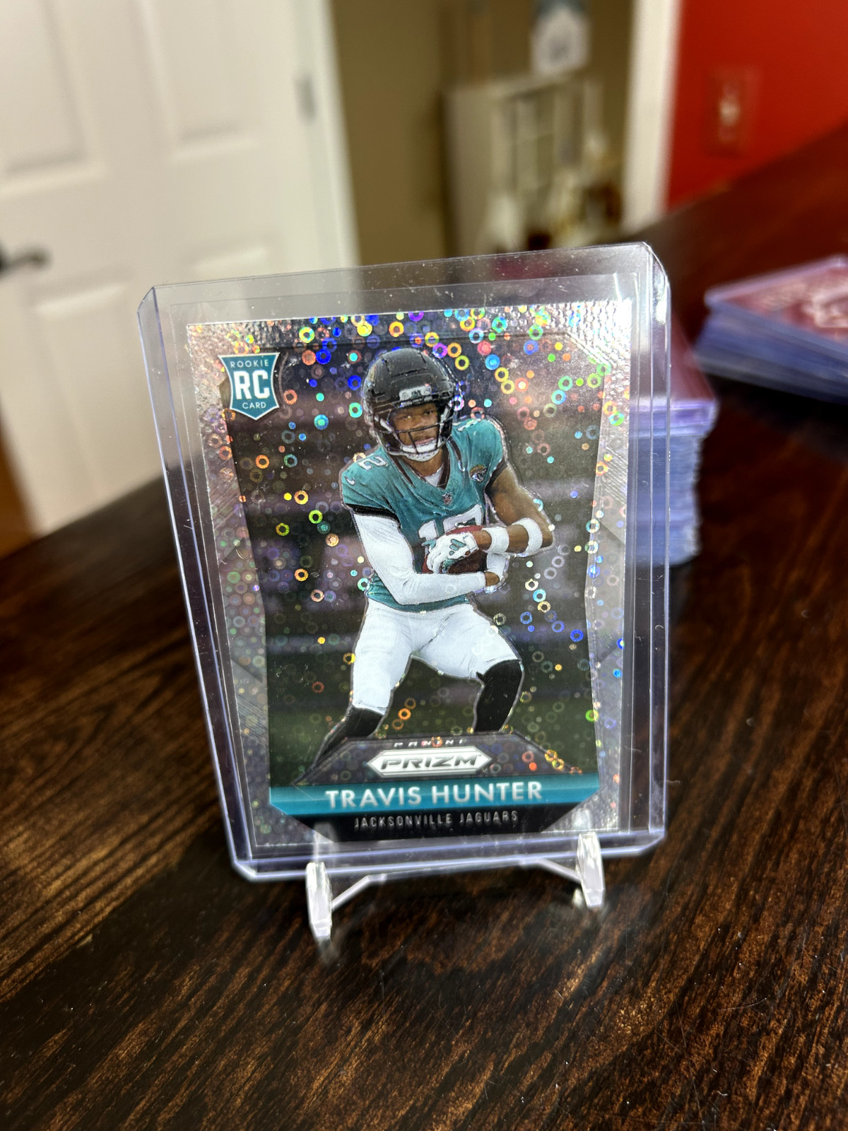 2025 Panini Prizm No Huddle Flashback Travis Hunter Disco Rookie – Jaguars