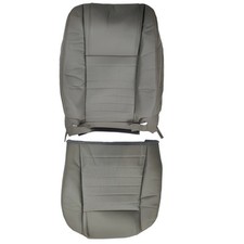 Driver Bottom Top Leather Seat Cover Gray For 2005-2009 Ford Mustang Gt