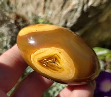 6.9 OZ NATURAL FLOWER SKIN AGATE, PYRAMID PATTERN, CRYSTAL DRUZZY AGATE