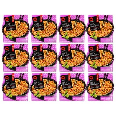 Instantnudeln Ramen Noodles Obento Spicy Mongolian Ramen Nudel Bowl 12x240g