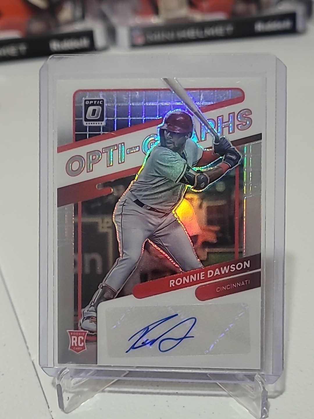 Ronnie Dawson 2022 Donruss Optic Optigraphs Holo Silver Prizm RC Auto #OG-RD