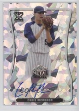 2020 Leaf Metal Draft Silver Crystals Chris McMahon #BA-CM4 Auto 0t1f
