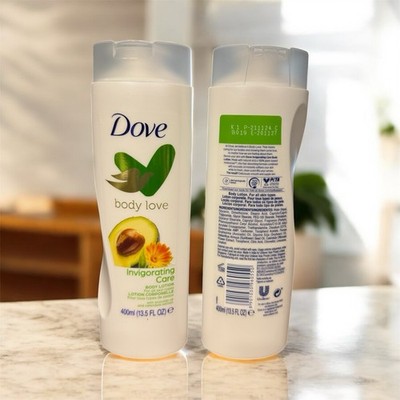 Dove Invigorating Care  Avocado Oil Calendula Extracts Lotion 400ml (Pack of 2)