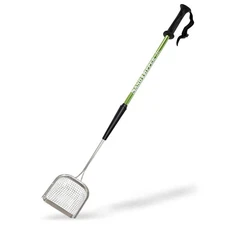 Metal Cat Litter Scoop 27in Long Handle Duty Stainless Steel Poop Scooper Box