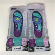 Akusoli Shoe Magnetic Acupressure Shock Absorption Insoles 2 Sets S/M