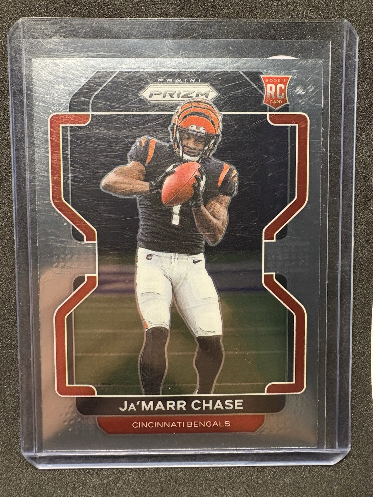 2021 Panini Prizm Football Jamarr Chase Base RC Rookie #337 Bengals