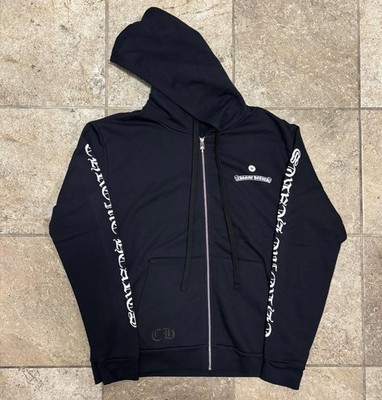 クロムハーツScroll Logo Foti Zip-Up Hoodie s-l400.jpg