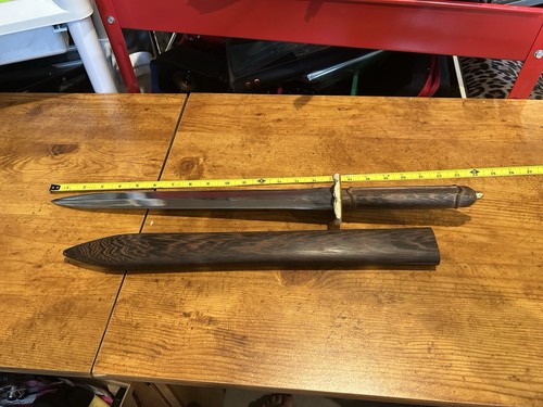 handcrafted wooden sword 25” Long