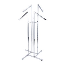 SSWBasics 4 Way Clothing Rack With 4 Slanted Arms