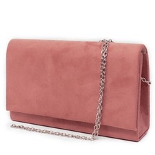 Pochette rosa cipria cerimonia donna clutch elegante borsetta piccola matrimonio