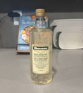 Starbucks Banana Syrup , 1L Bottle BRAND NEW