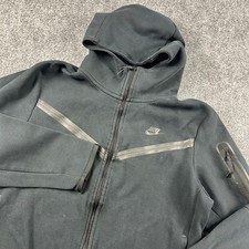Nike Tech Fleece Hoodie Mens Large Black Full Zip CU4489-010 Sportswear Jacket