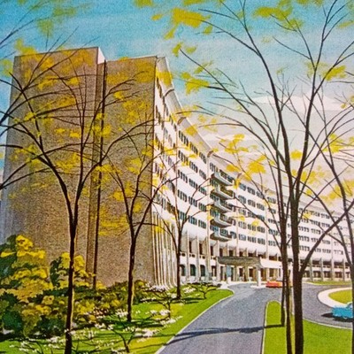 Artist Rendering College Of Medicine Hershey Pennsylvania Postcard