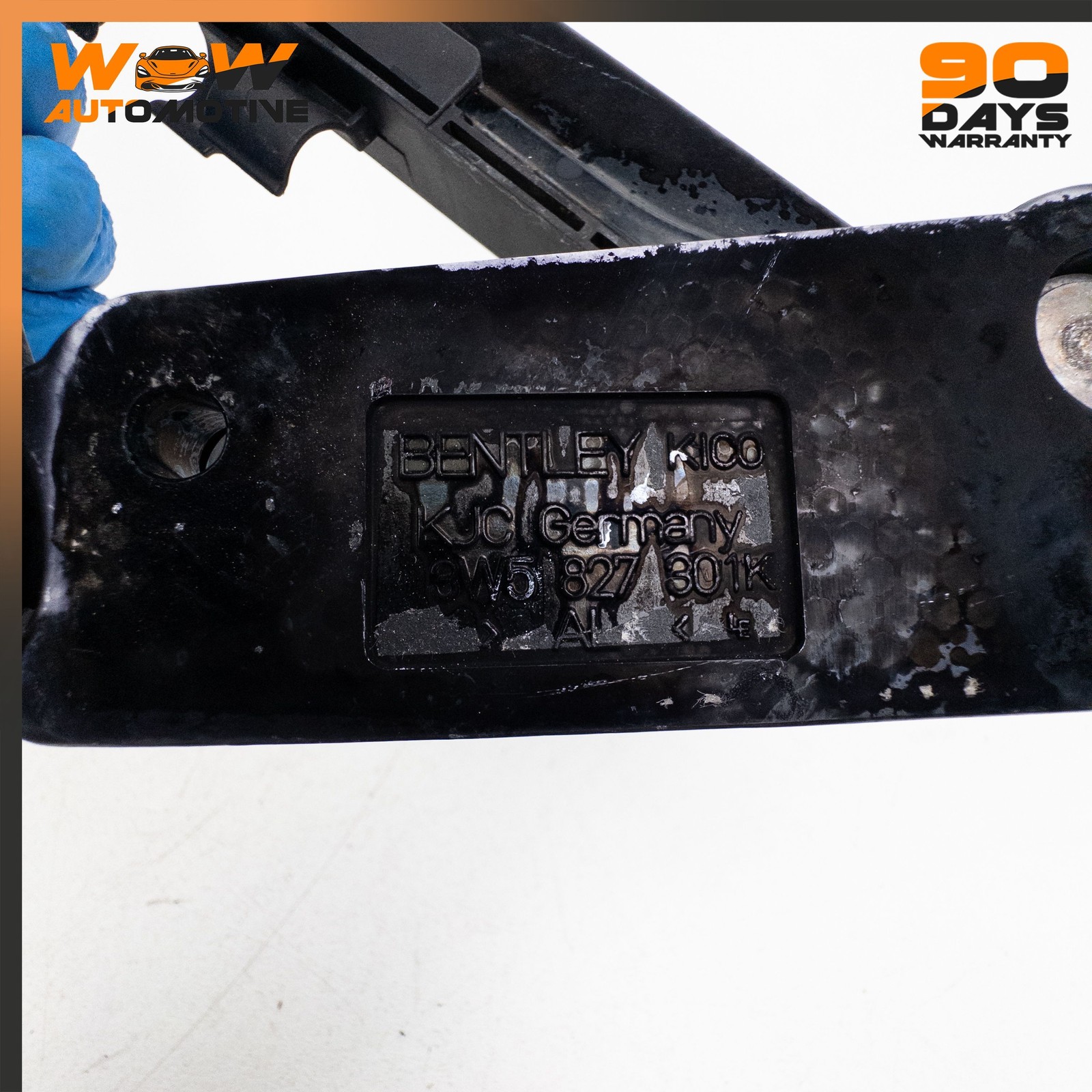 06-13 BENTLEY CONTINENTAL FLYING SPUR LEFT RIGHT TRUNK LID HINGES BRACKET SET OE