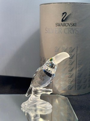 Swarovski Kristallklarer Tukan (oben in den Bäumen) - Artikelnummer 119441 - Originalverpackt