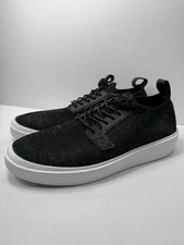BYLT Men’s Lido Knit Sneaker Slip On Laced Black Size 11