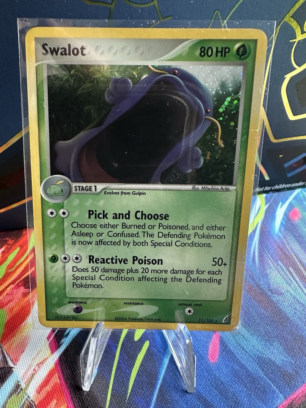 Swalot 11/100 Crystal Guardians Holo