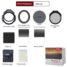 Haida M10-II 100mm Advanced Kit M10 filter holder CPL ND3.0 SOFT GND0.9 RGND 
