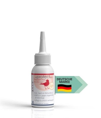 HS Protect Bird LIGHT 50 ml -Spot on bei Milben, Kalkbeinen, Federlingen etc.