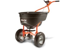 Agri-fab 45-0614 Push Spreader 130 Lb 10 Wheels Orangeblack Agri-fab 45-0614 Push Spreader 130 Lb 10 Wheels Orangeblack