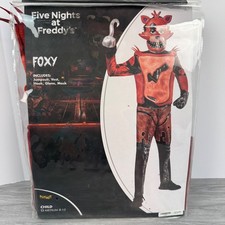 Five Nights at Freddy's Foxy Costume Child Medium 8-10 Spirit Halloween FNAF