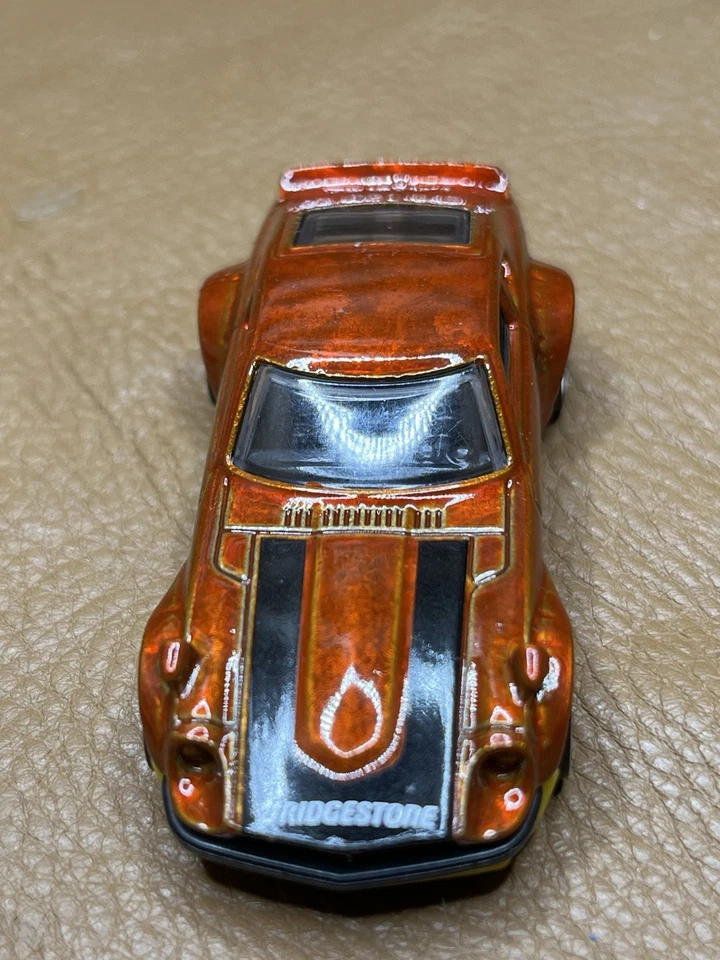 HOTWHEELS 71 DATSUN 240Z PROTOTIPO COLOR SPECTRA HILADO Y REMACHADO NARANJA QUEMADO Foto 3 de 4