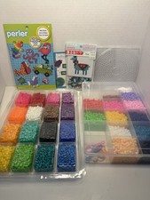 Perler Bead Lot, Beads, Grid Plates, Idea Book
