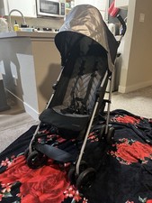 Summer Infant 3D Lite Stroller Black with Hood Locking Wheels Padded Working