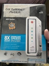 New ARRIS SB6141 Surfboard 8x4 DOCSIS 3.0 Cable Modem - White