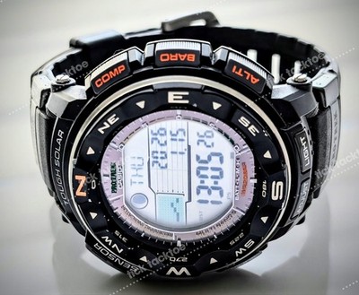 CASIO　PROTREK　PRW 2500 multiband6 RARE BLACK Casio Pro Trek PRW-2500 Triple Sensor Tough Solar