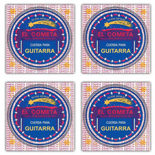 El Cometa 4 Pack Acoustic Guitar String Sets Juego de Cuerdas Guitarra