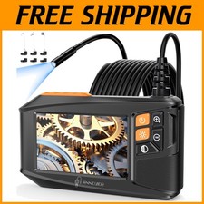 4.3" Endoscope Camera with 8 Adjustable LEDs, HD Display