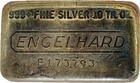 Vintage Engelhard 10 Troy oz .999+ Fine Silver LoafBar BEAUTIFUL TONING!!! Bar#1