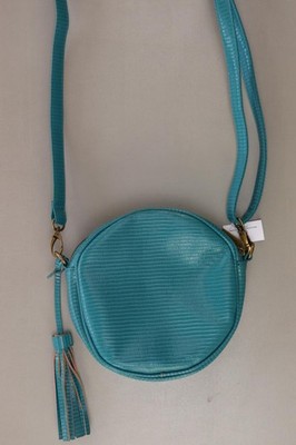   ZaZa'z Umhängetasche Handtasche für Damen türkis aus Kunstleder  