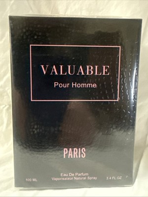 Valuable Pour Homme Men's Cologne 3.4oz 100mil. New In Box