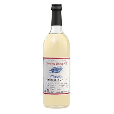 Pure Cane Simple Syrup 25.4 Fl Oz Vanilla Infused Versatile Sweetener