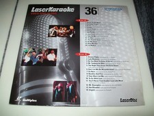 LASERKARAOKE VIDEO SING ALONG, VOLUME 36 Laserdisc LD VERY GOOD CONDITION MUSIC